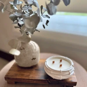 Plaster-Based Scented Candles