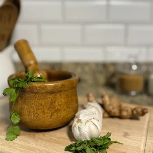 Wooden Mortar – Willow Collection